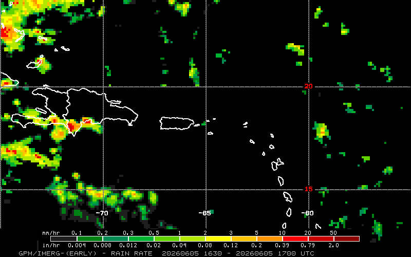 Rain Rate (Early) – Caribbean