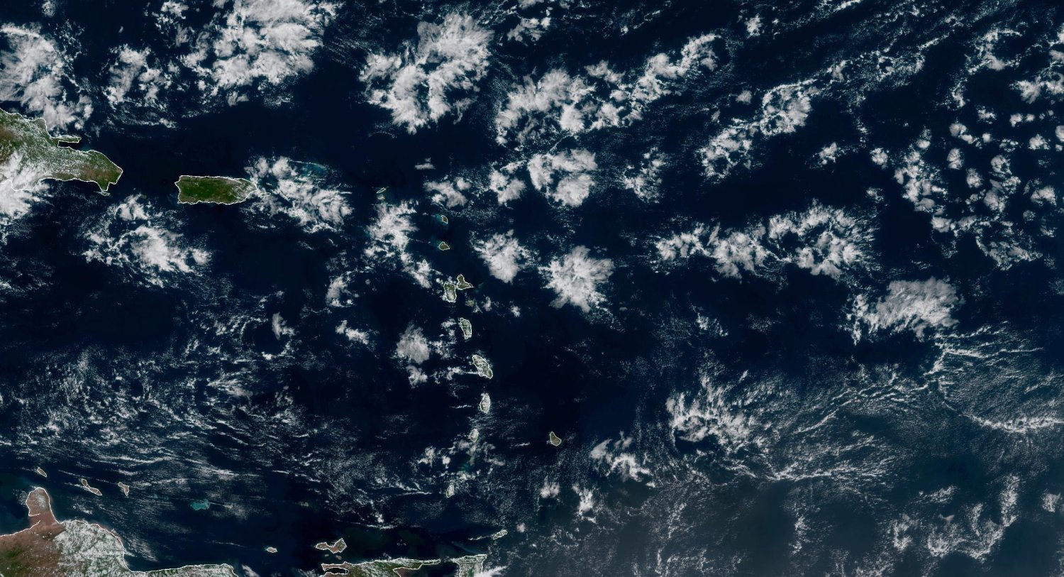 GOES-19 Caribbean GEOCOLOR